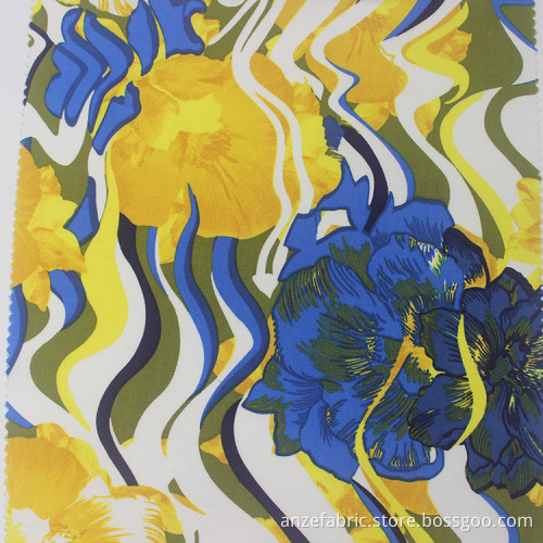 woven Digital Printing Fabric 100% Tencel Twill Fabric